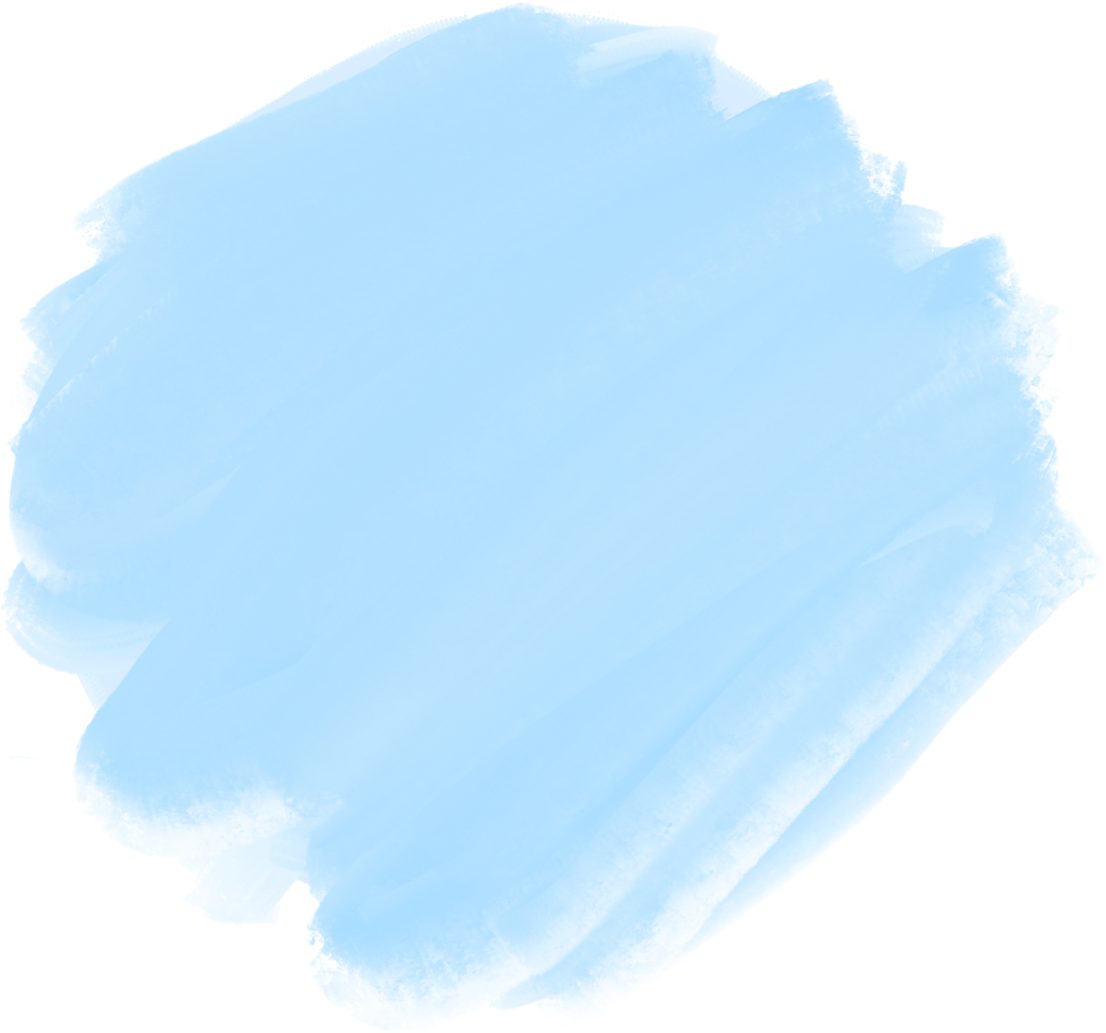 Blue Watercolor Brushstroke